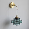 Calvrane Rippled Glass Wall Sconce
