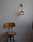 Calvrane Rippled Glass Wall Sconce