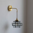 Calvrane Rippled Glass Wall Sconce