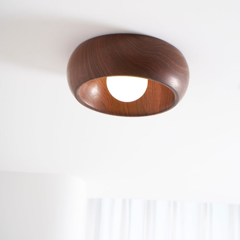 Metal & Glass LED Ceiling Light