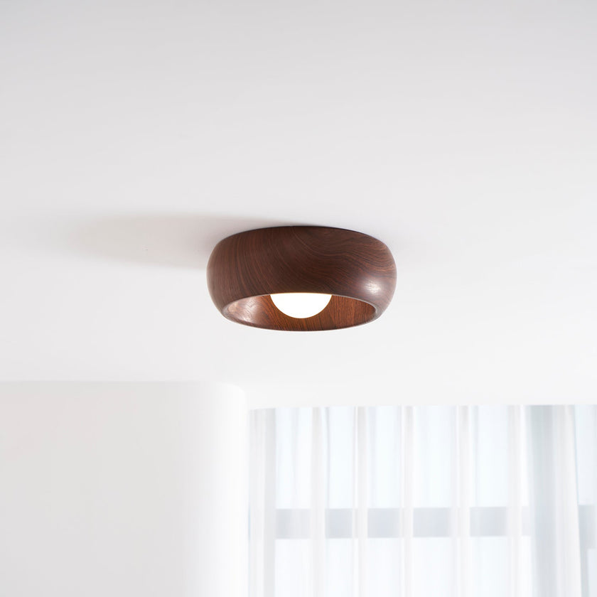 Metal & Glass LED Ceiling Light