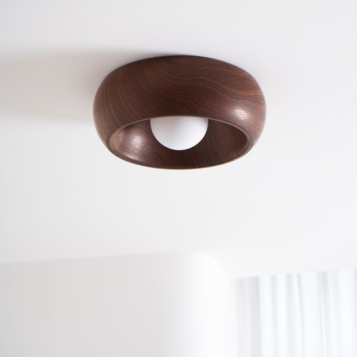 Metal & Glass LED Ceiling Light