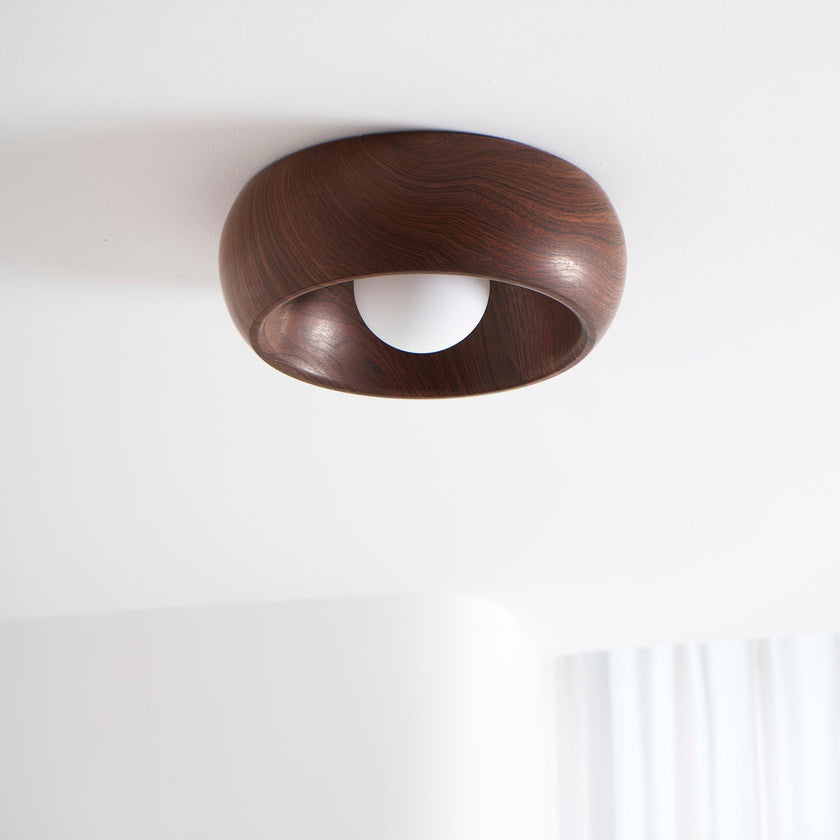 Metal & Glass LED Ceiling Light