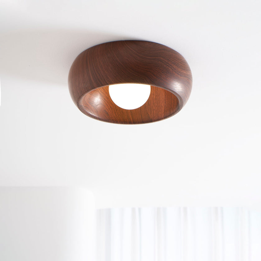 Metal & Glass LED Ceiling Light