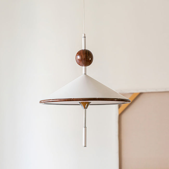 Metal & Acrylic Cone Pendant Lamp