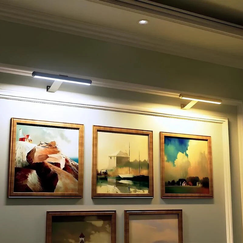 Dimmable Aluminum Modern Cordless Wall Art Light