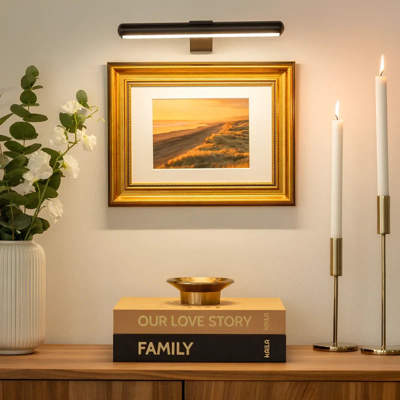 Dimmable Aluminum Modern Cordless Wall Art Light