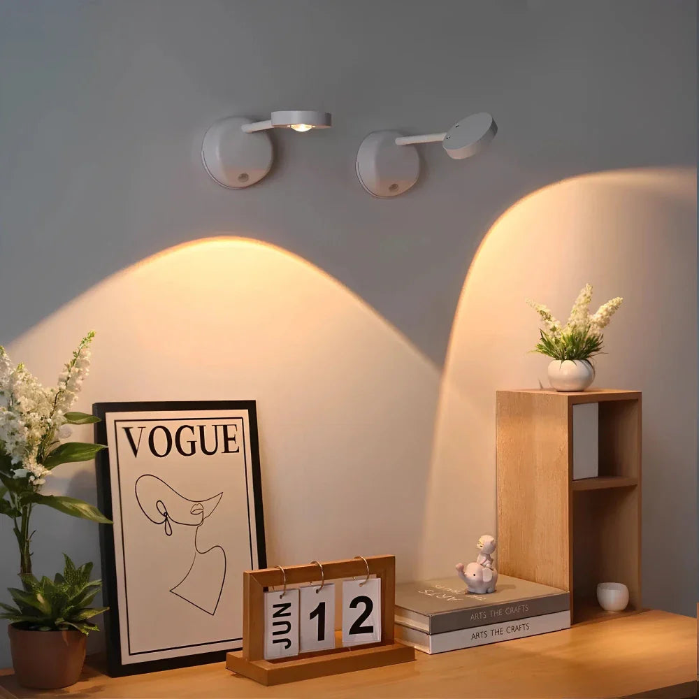 Rechargeable Modern Motion-Activated Wireless LED Spotlight