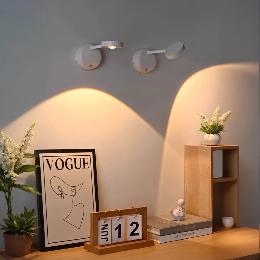 Rechargeable Modern Motion-Activated Wireless LED Spotlight