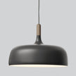 Oak & Zinc Acorn Pendant Light