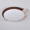 Calvrane Travertine Oval Ceiling Lamp