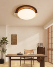 Calvrane Travertine Oval Ceiling Lamp