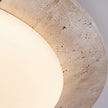 Calvrane Travertine Oval Ceiling Lamp