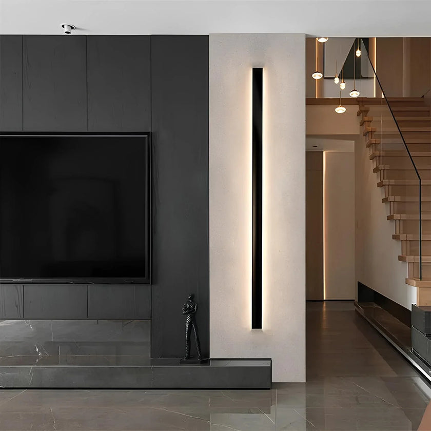 Minimalist Linear LED Outdoor Wall Sconce