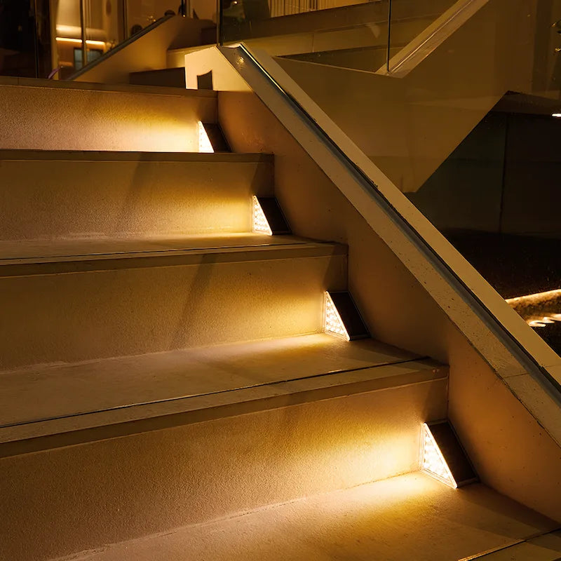 Modern Solar Powered Stair Lights