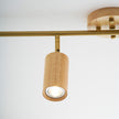 Scandinavian Shaker Ash Wood Multi-Head Spotlight