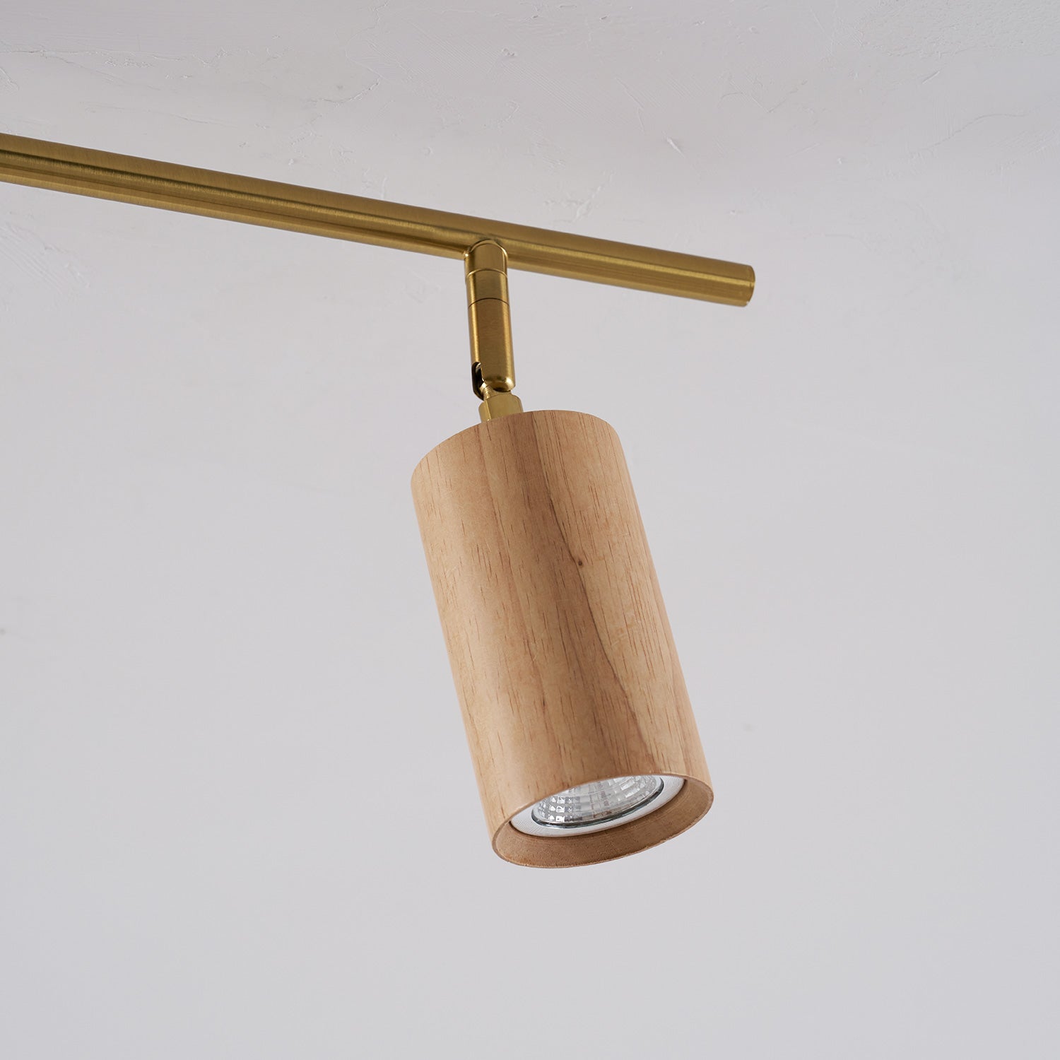 Scandinavian Shaker Ash Wood Multi-Head Spotlight