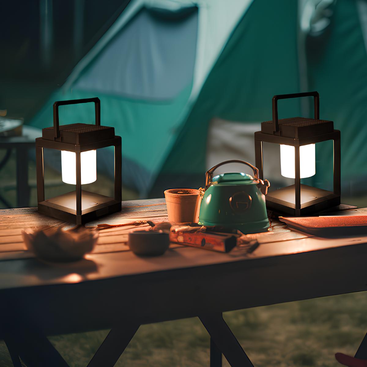 Modern Outdoor Solar LED Lantern Light Fixture