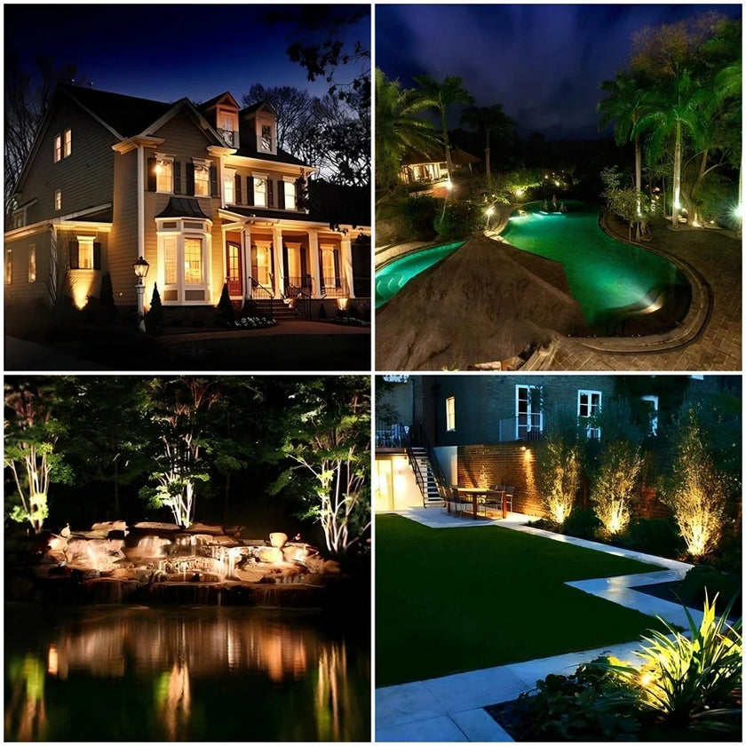 Adjustable Modern Solar Powered Garden Spotlight