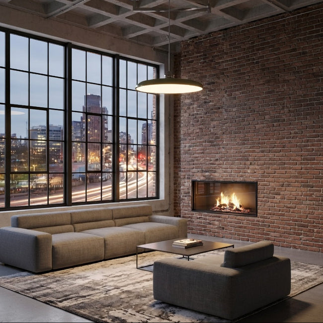 Arlen Modern Adjustable Swing Arm Disc Pendant Lamp