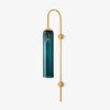 Art Deco Mouth-Blown Glass Wall Sconce