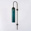 Art Deco Mouth-Blown Glass Wall Sconce