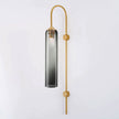 Art Deco Mouth-Blown Glass Wall Sconce
