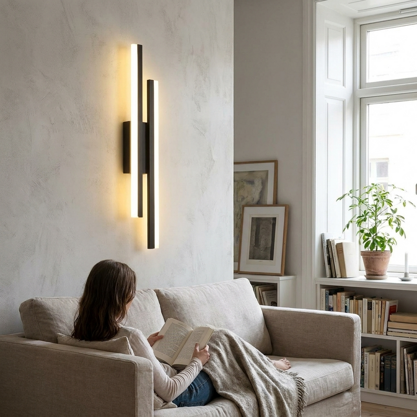 LED Bedroom Wall Lamp Sconces lifestyle wide