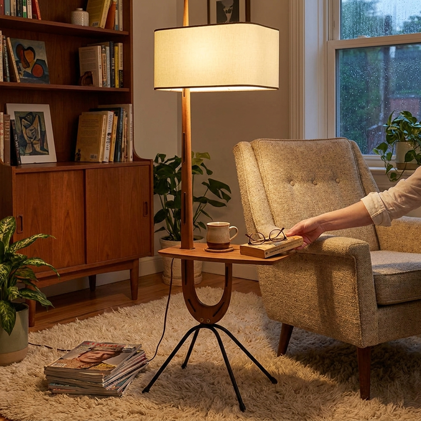Rispal Giraffe Floor Lamp lifestyle