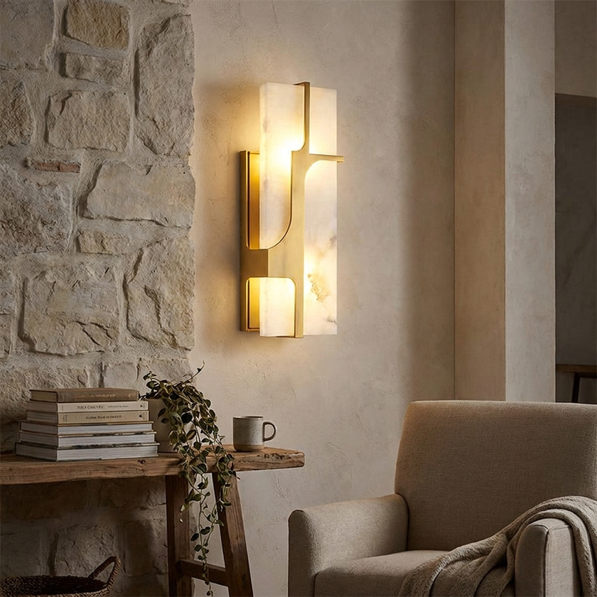 Ariel Alabaster Wall Lamp lifestyle