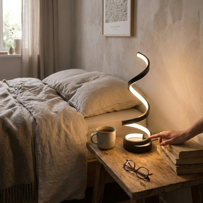Spiral Table Lamp lifestyle