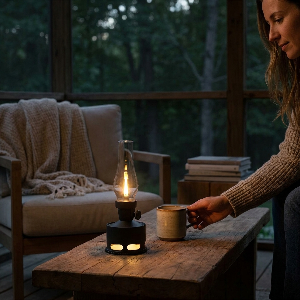 Vintage LED Lantern lifestyle