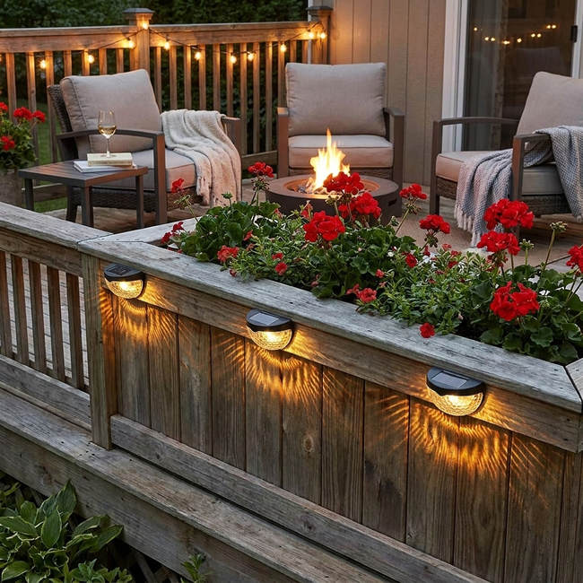 Solar Outdoor Wall Lamp lifestyle