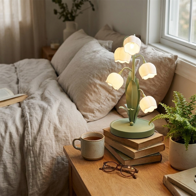 Bell Orchid Table Lamp lifestyle