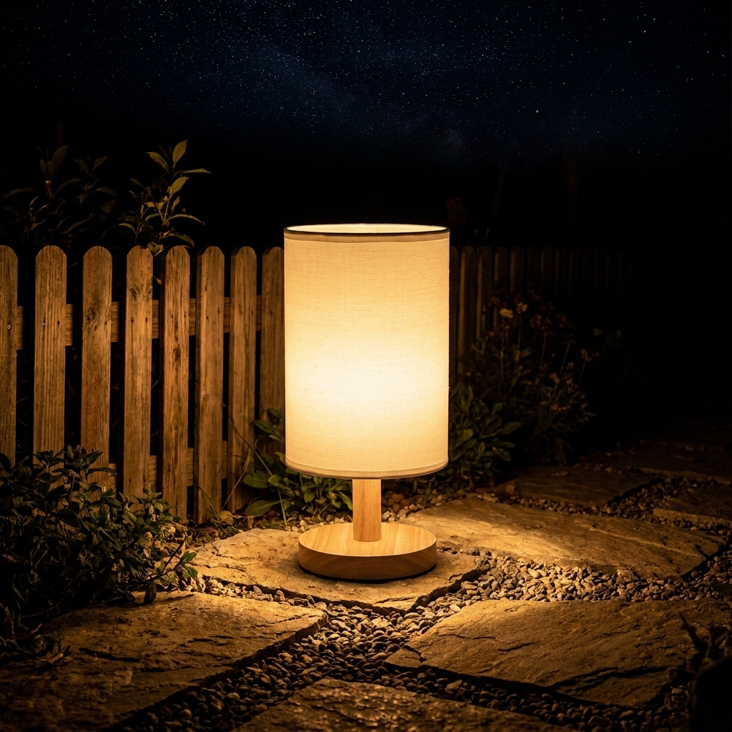 Organic Glow Lamp - night scene