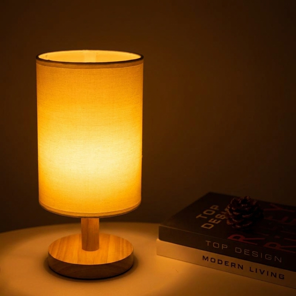 Organic Glow Lamp closeup night