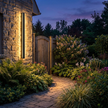 Linear Luxe pathway dusk