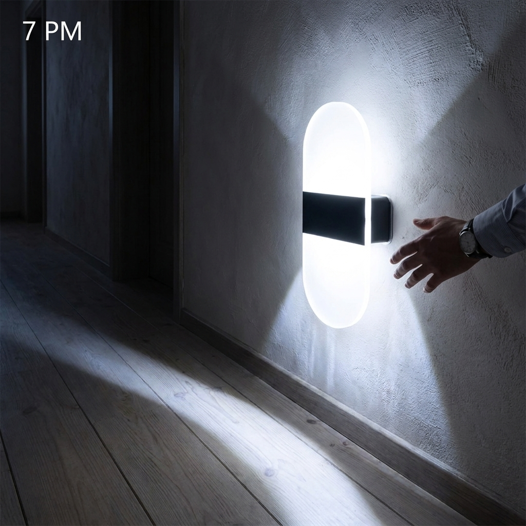 Lumos hallway triggered 7pm