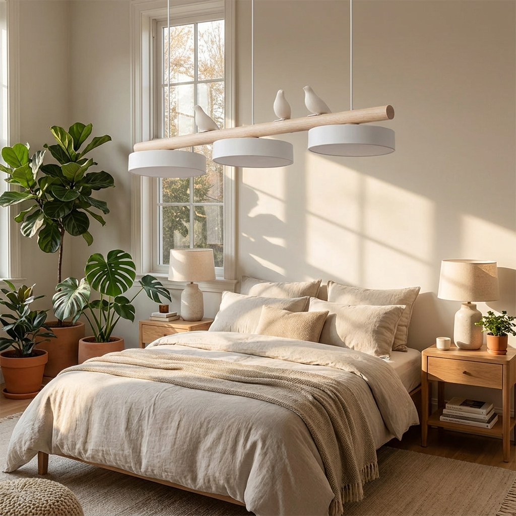 Sienna Pendant bedroom 3pm