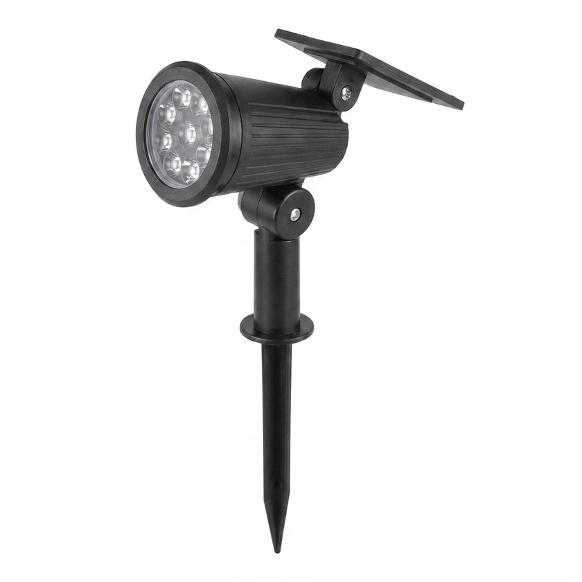 Solar spotlight white