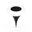 Solar ground light white