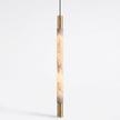 Baton Alabaster Pendant Lamp - studio white variant