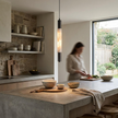 Baton Alabaster Pendant Lamp - lifestyle