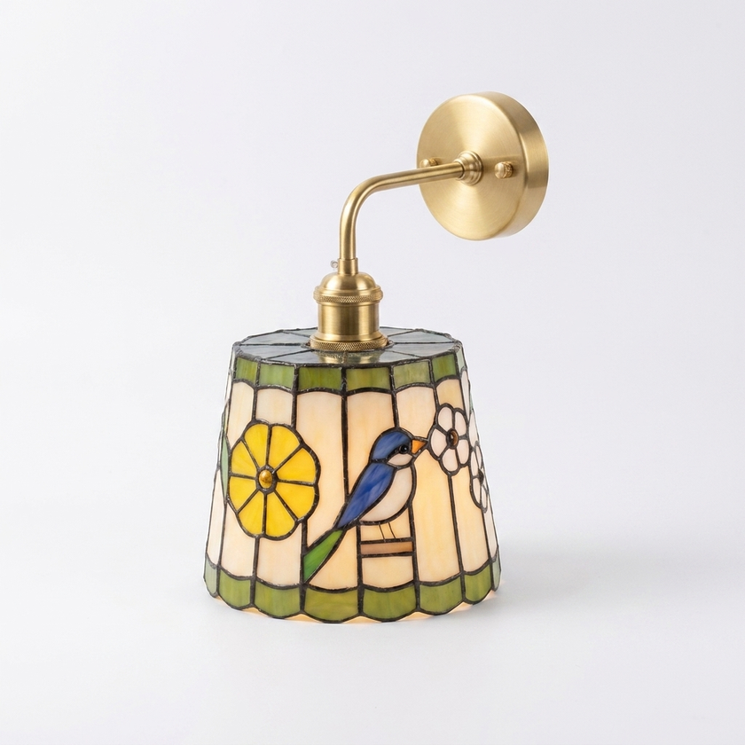 Barnaby Glass Wall Sconce - studio white variant