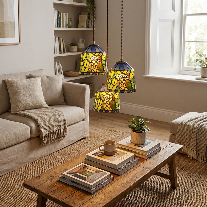 Barnaby Glass Pendant Light - lifestyle