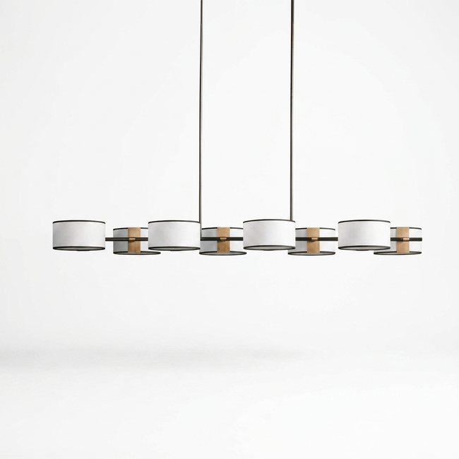 Cavendish Linear Chandelier - studio white