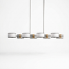 Cavendish Linear Chandelier - studio white