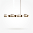 Cavendish Linear Chandelier - studio white variant