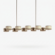 Cavendish Linear Chandelier - studio white variant