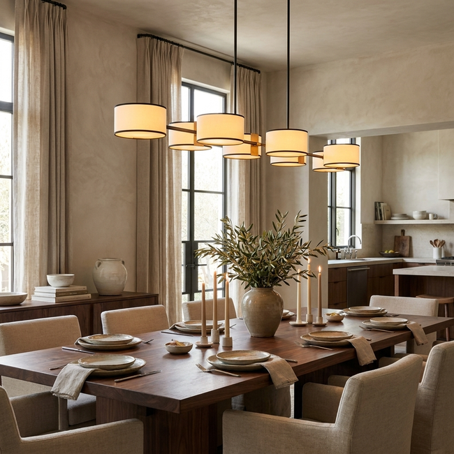 Cavendish Linear Chandelier - lifestyle
